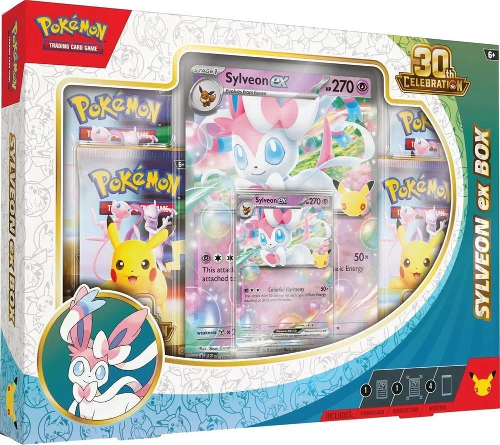 Pokémon TCG: 30th Celebration Pokémon ex Box